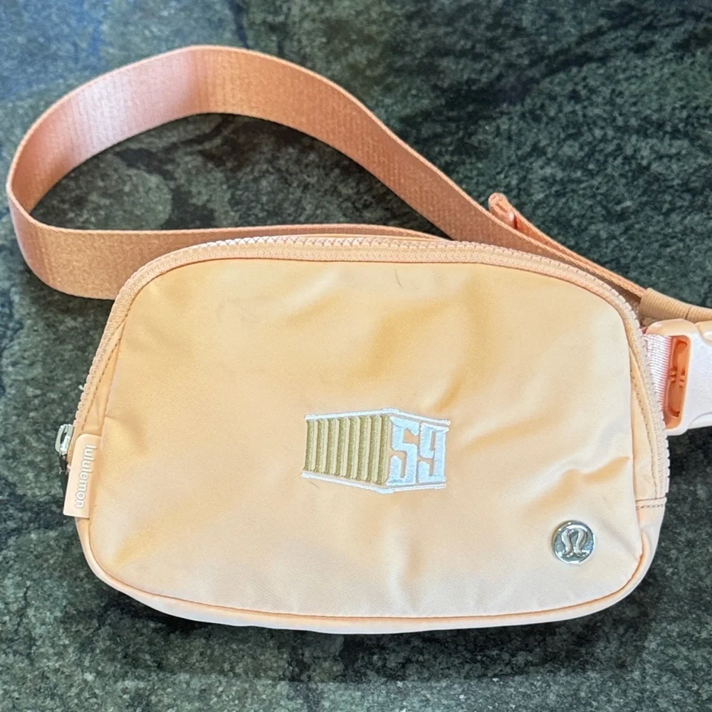Lululemon Athletica peach  Crossbody belt Bag